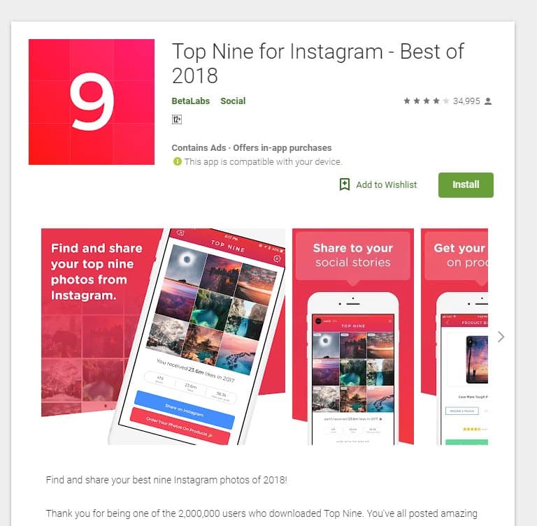 membaut bestnine dengan aplikasi