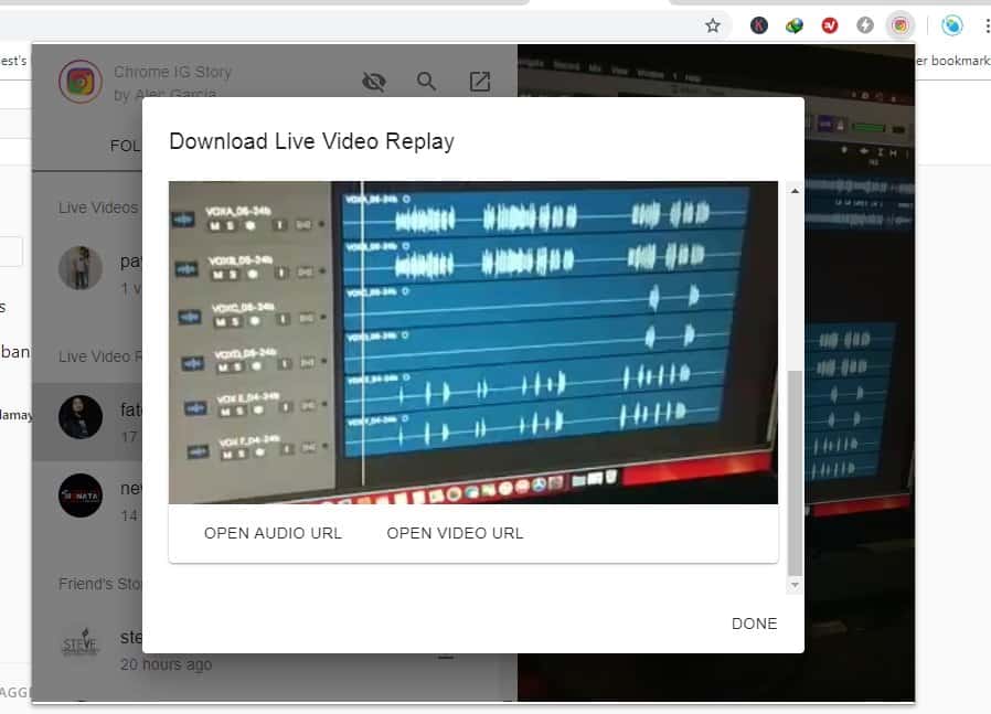 Menyimpan Story Instagram