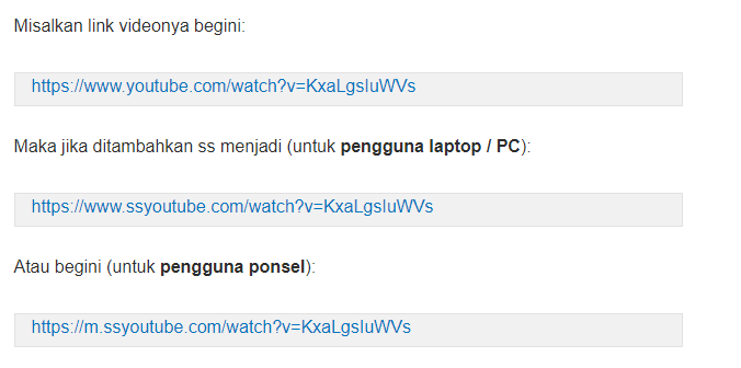 Cara download Video Dari Youtube ke HP
