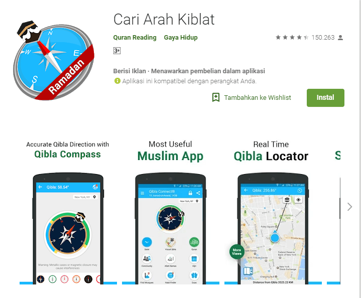 Aplikasi Penunjuk Kiblat