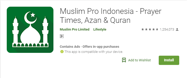 Aplikasi Pengingat Waktu Sholat