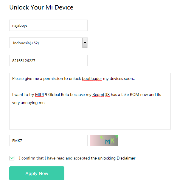 Tips dan Trick Unlock Bootloader HP Android Xiaomi