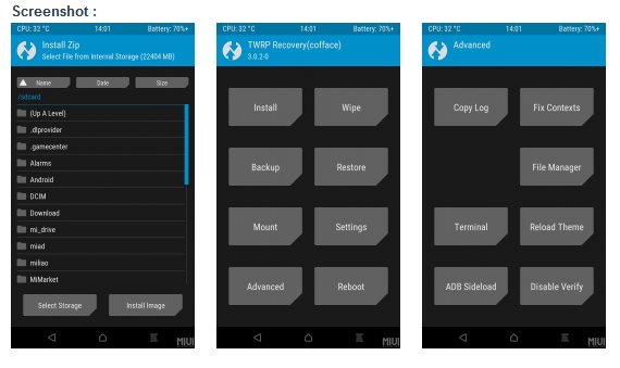 instal TWRP Xiaomi Redmi 4, 4x, 4a, 4 rpime