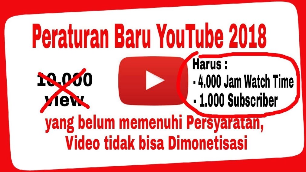 peraturan baru youtube